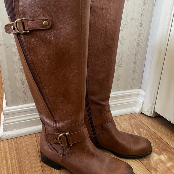 Naturalizer “June” Brown Riding Boots – Women’s Size 6 - Picture 2 of 5